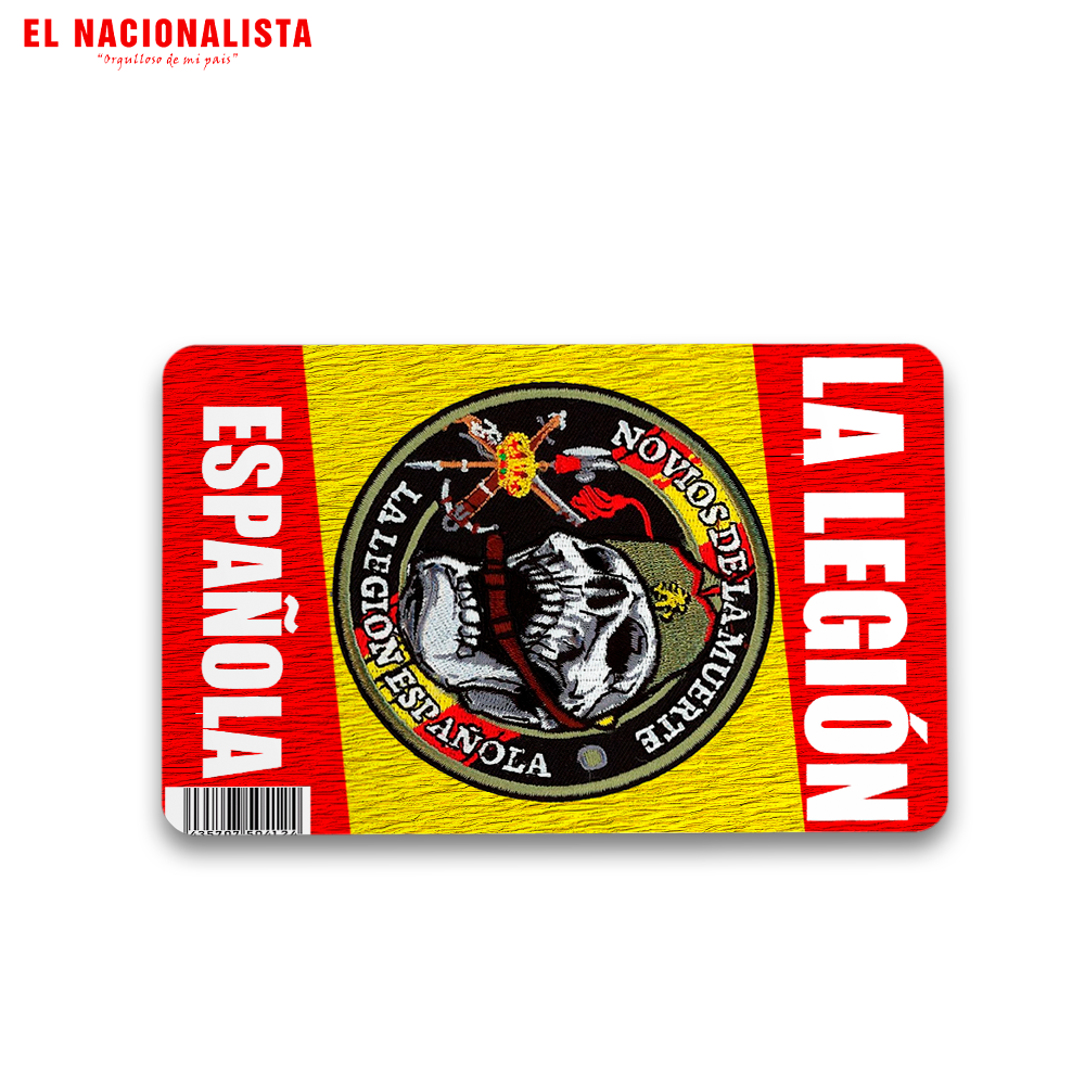 Imán Cuadrado para Nevera Legión Española Novios de la Muerte – Souvenir Magnético con Emblema Legionario