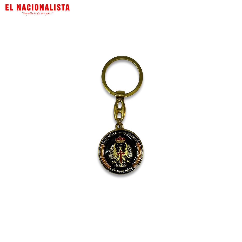Llavero Dorado Ejército de Tierra – Fuerza y Compromiso