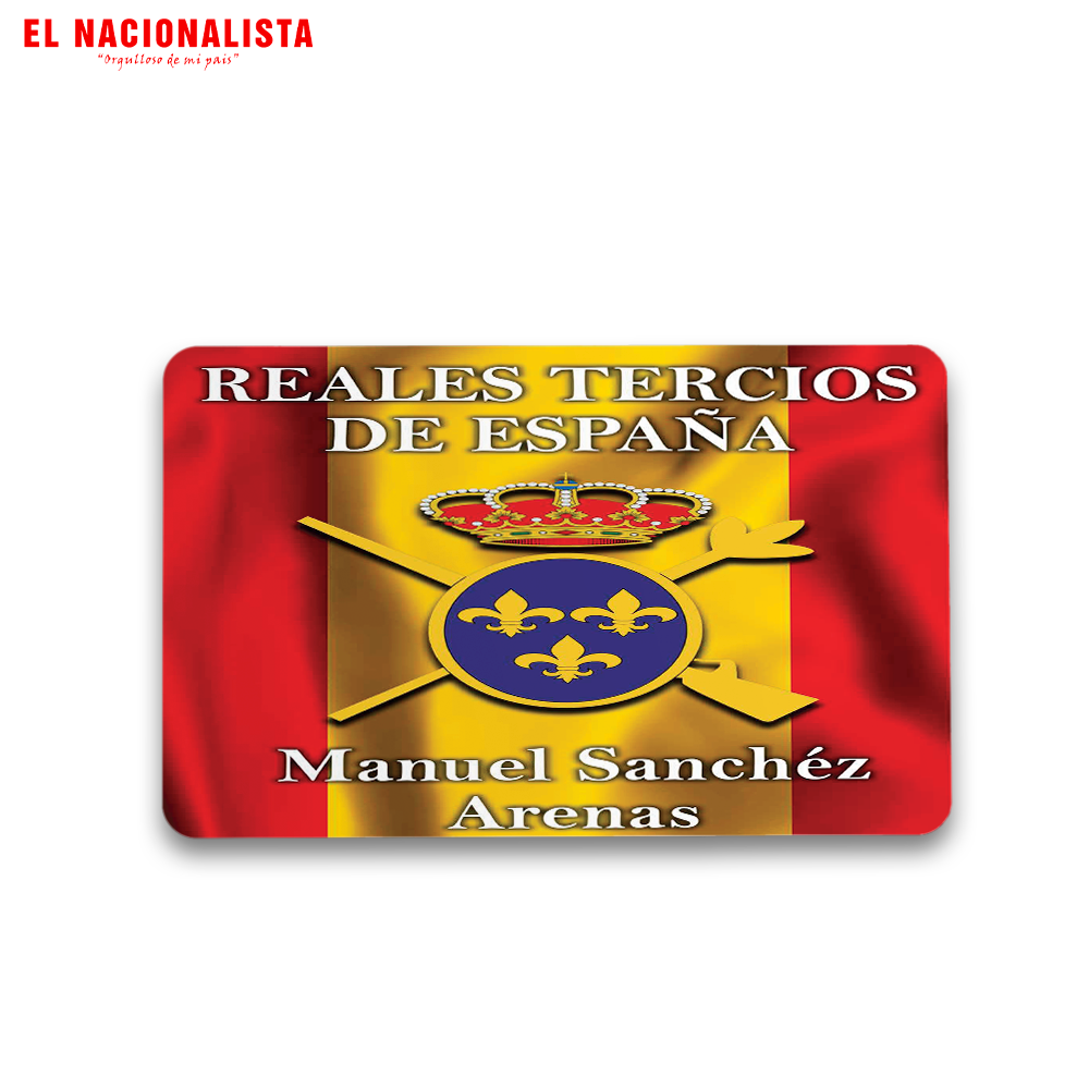 Imán Cuadrado para Nevera Tercios de España – Souvenir Magnético Tercios de España