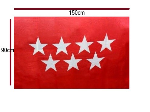 Bandera: Bandera de la Comunidad de Madrid