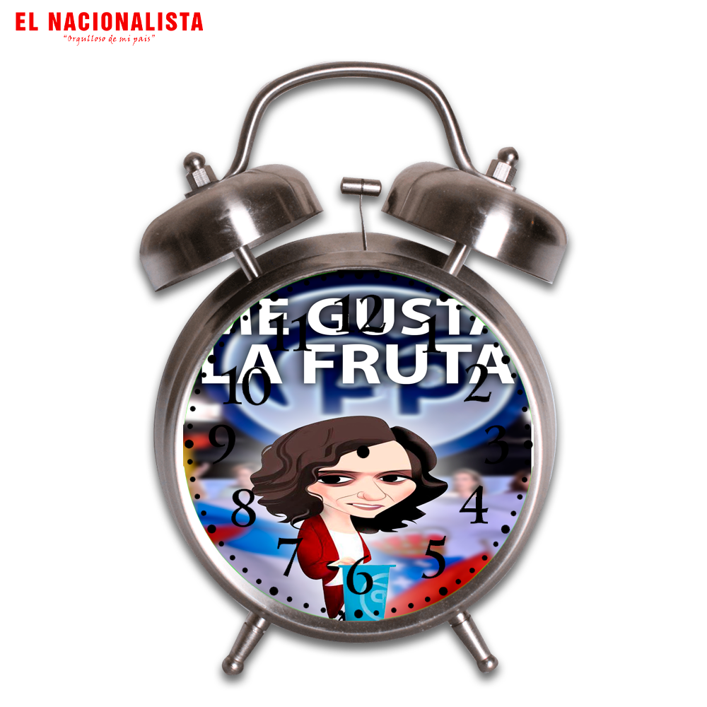 Reloj Despertador Me gusta la Fruta – Despertador de Mesa Me gusta la Fruta