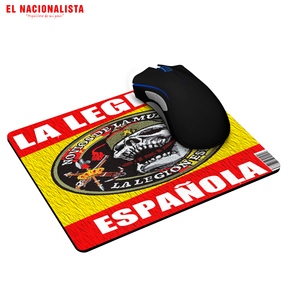 Alfombrilla para Ratón Legión Española Novios de la Muerte – Alfombrilla de Escritorio con Emblema Legionario