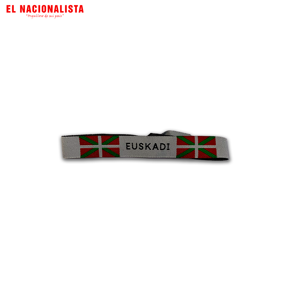 Pulsera Euskadi – Ikurriña Gris