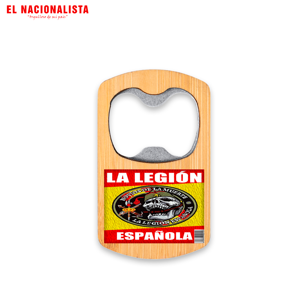 Abridor de Botellas Legión Española Novios de la Muerte – Abre Cervezas con Emblema Legionario