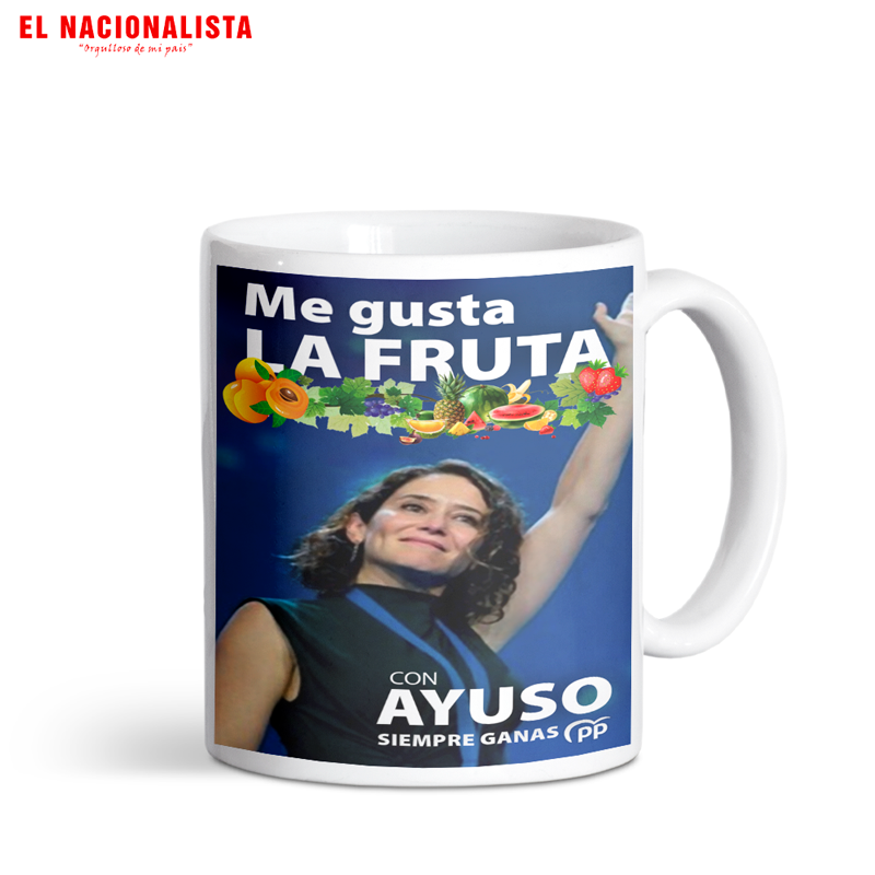 Taza de Cerámica Ayuso – Mug Me Gusta la Fruta