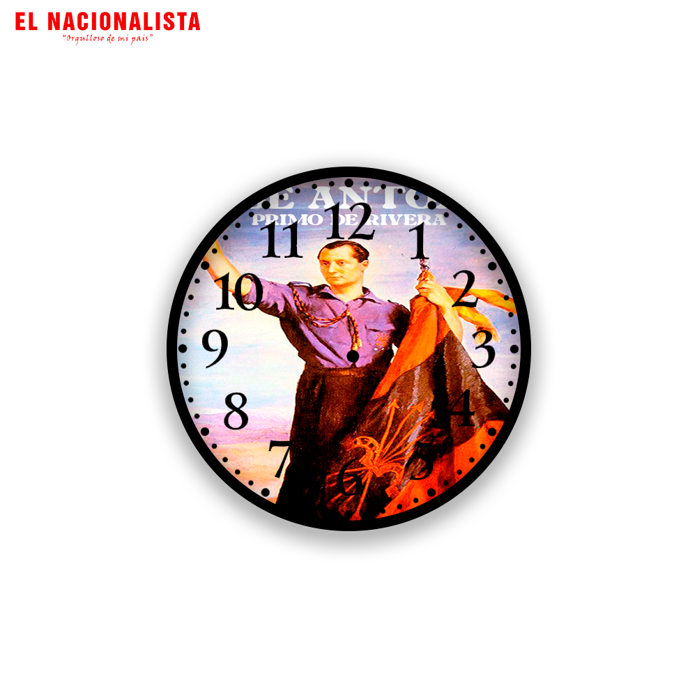 Reloj de Pared Jose Antonio Primo de Rivera – Reloj con Diseño Exclusivo Jose Antonio Primo de Rivera