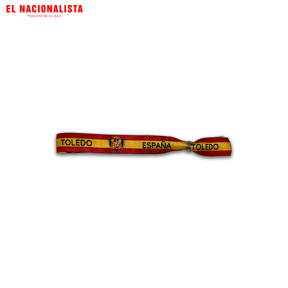 Pulsera Toledo España – Bandera con Escudo