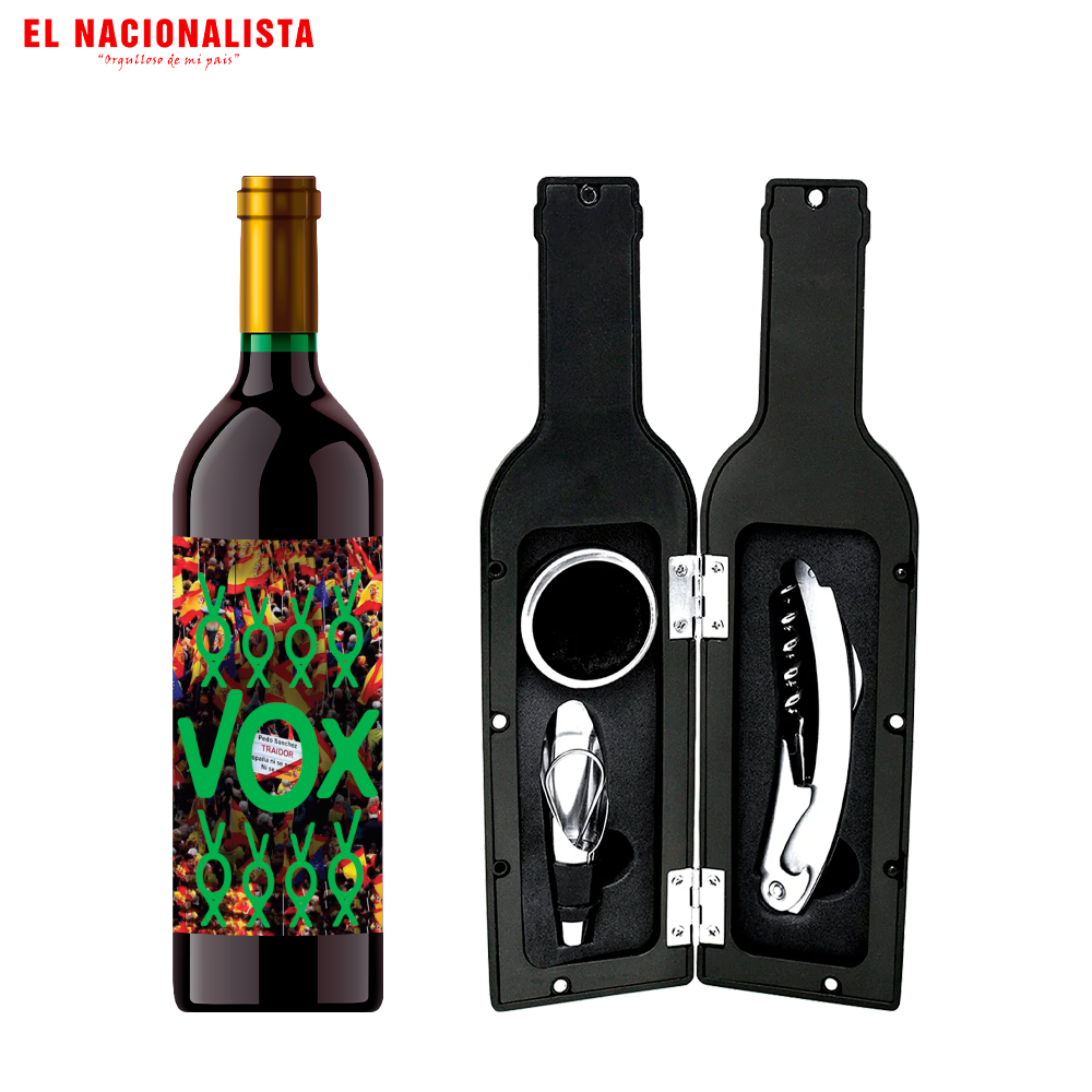 Kit Sacacorchos Vox con muchos Vox – Set para Amantes del Vino Vox con muchos Vox