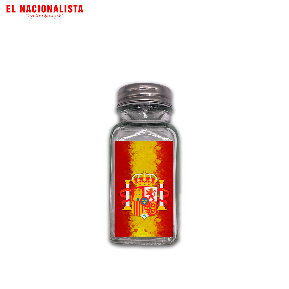 Salero Escudo con bandera españa – Sabor en tu Mesa Escudo con bandera españa