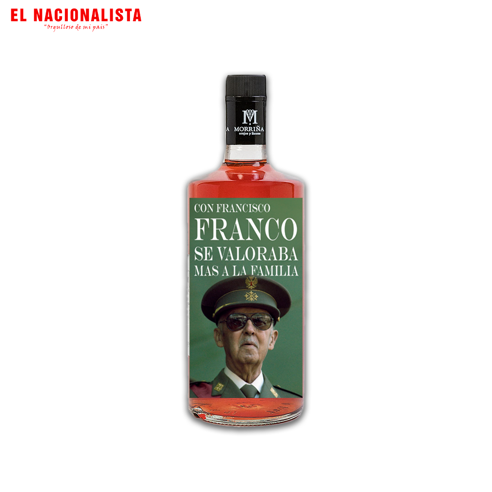 Licor Con Francisco Franco se valoraba la Familia