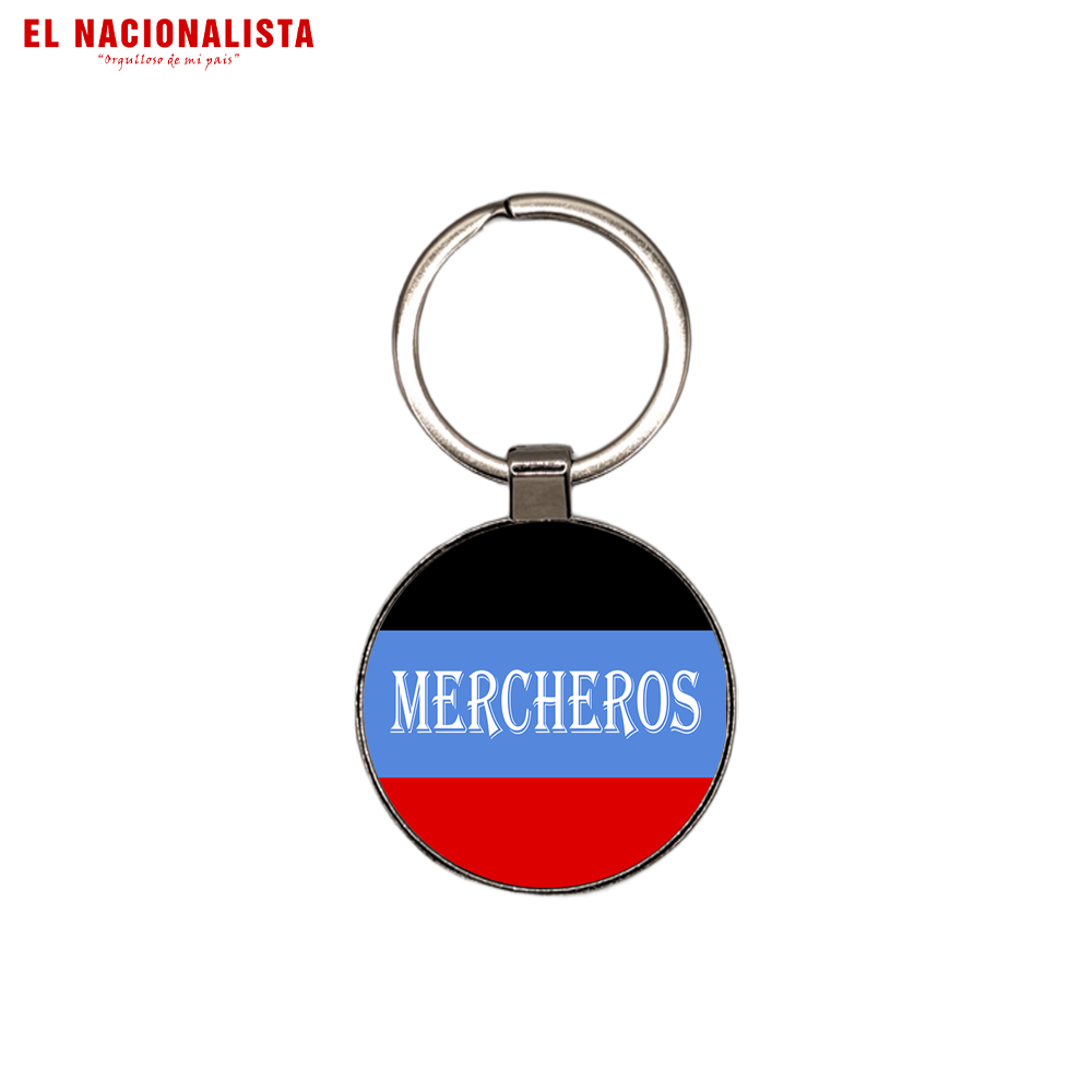 Llavero Redondo Bandera Merchera
