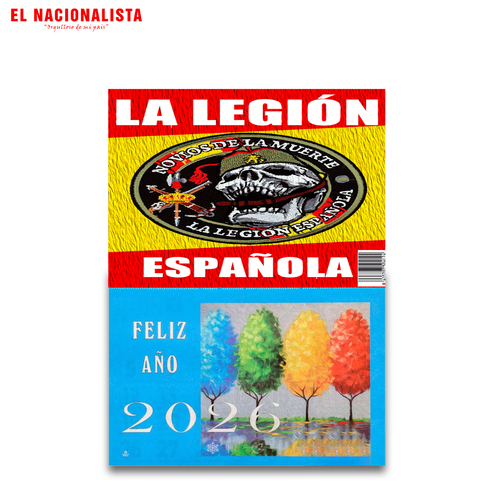 Calendario 2026 Legión Española Novios de la Muerte – Planificador Anual con Emblema Legionario