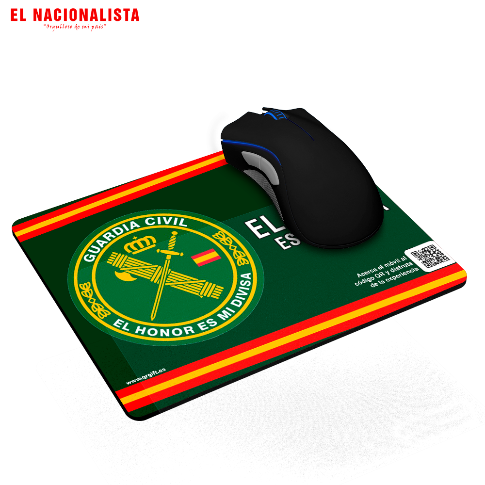 Alfombrilla para Ratón Guardia Civil – Alfombrilla de Escritorio con Emblema de la Guardia Civil