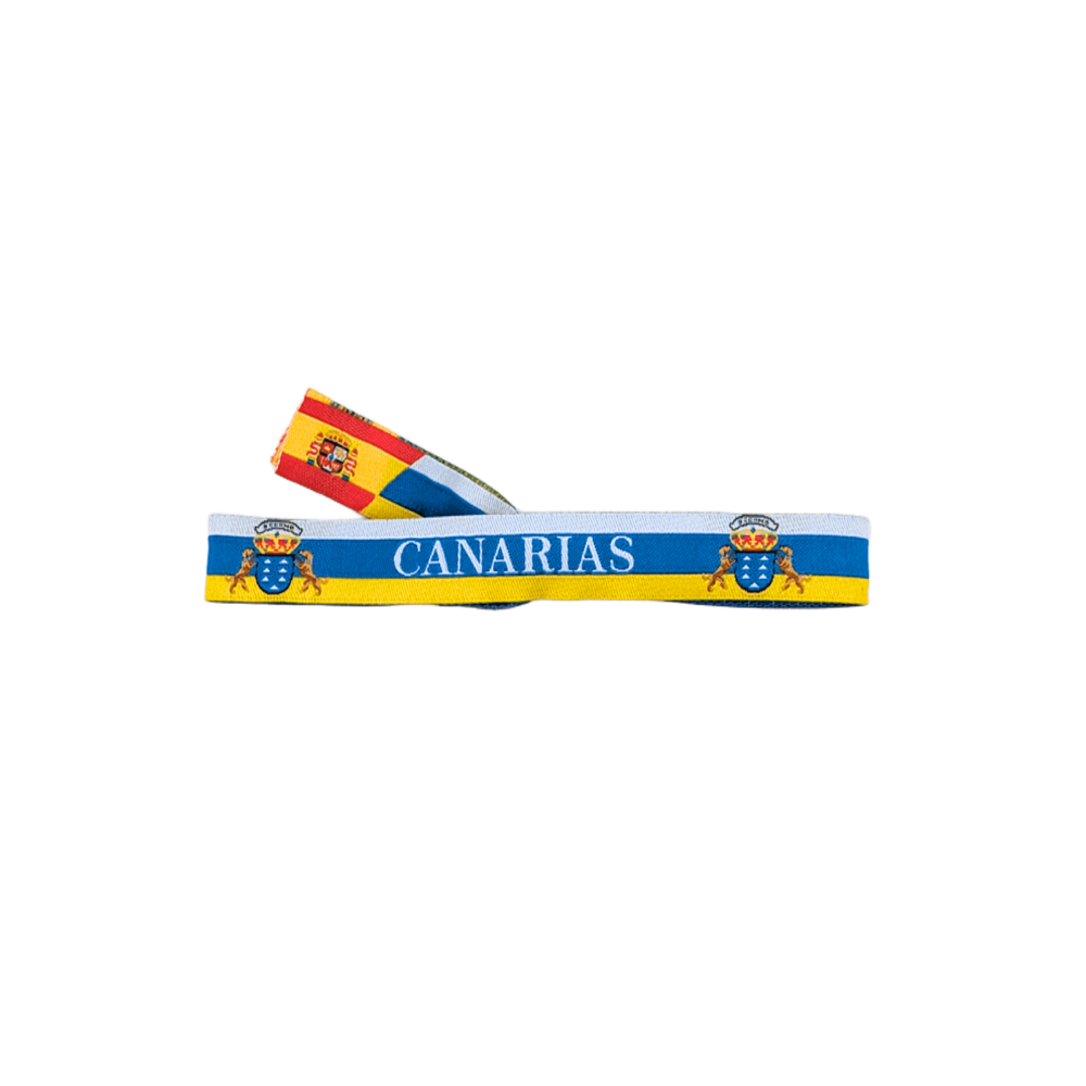 Pulsera Canarias Con Bandera de España