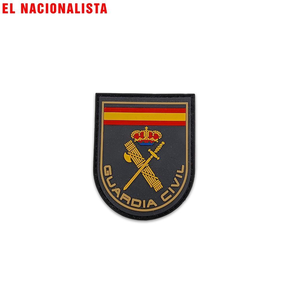 Parche Velcro Guardia Civil PVC – Escudo Dorado y Negro