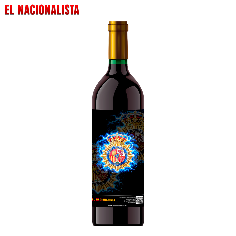 Vino Tinto Policía Nacional Llama Azul – Edición Especial El Nacionalista