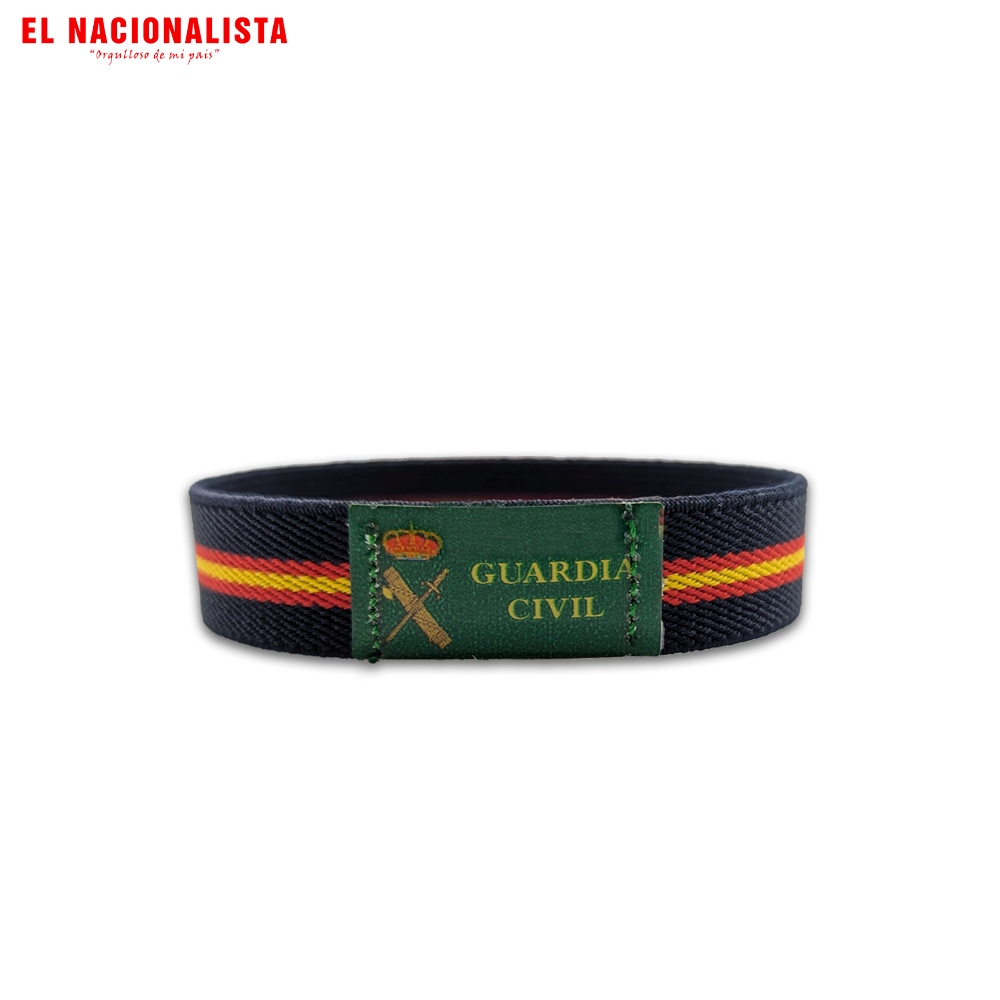 Pulsera Elástica Bandera de España - Guardia Civil