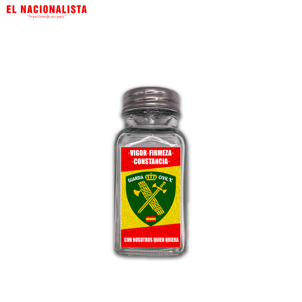 Salero de Cristal Guardia Civil – Dispensador de Sal Guardia Civil